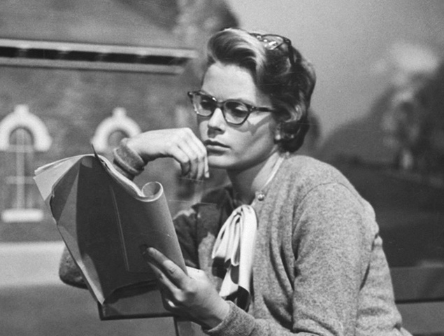 Image result for grace kelly wearing glasses
